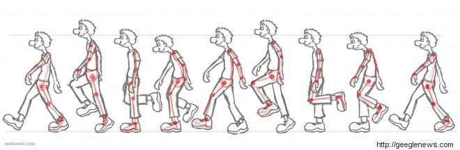 25 Best Walk Cycle Animation Videos And Keyframe Illustrations Geegle News 