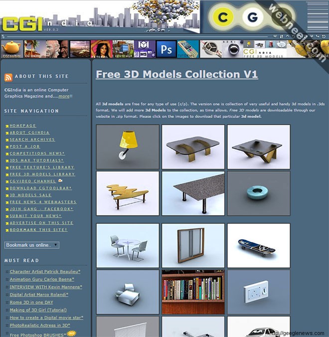 best websites for free 3d model