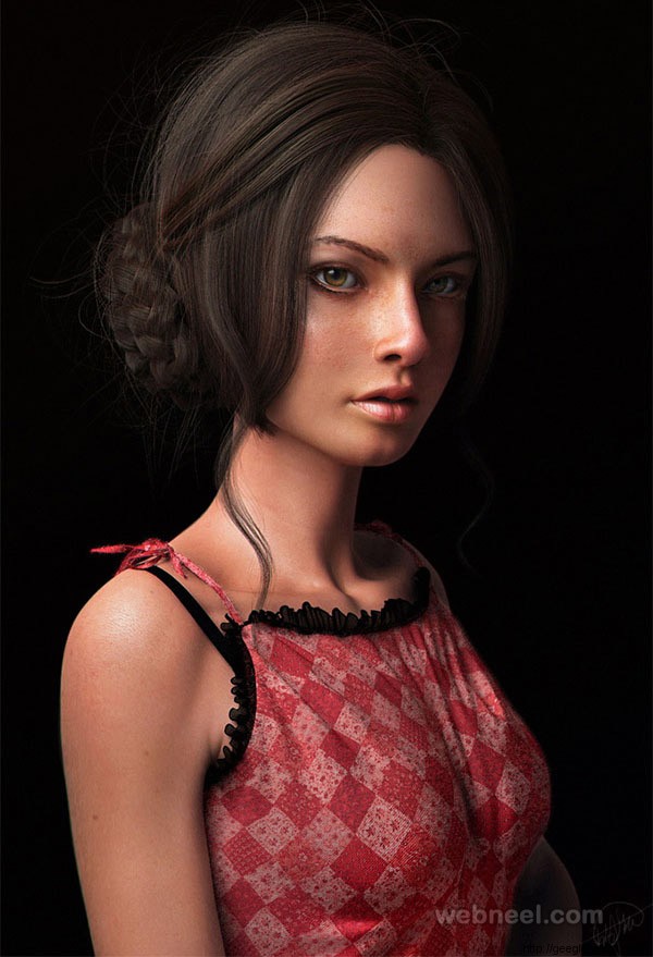 40 Beautiful 3d Girls And Cg Girl Models From Top 3d Designers 11