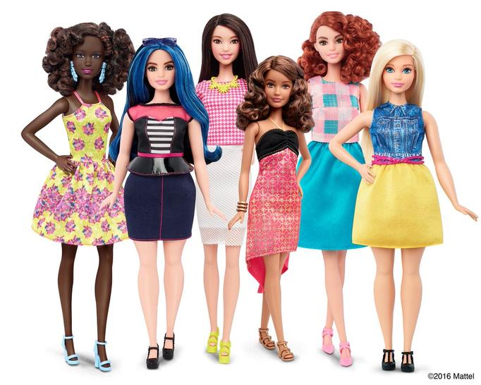 Curvy Barbie? Famously skinny doll gets three new body types