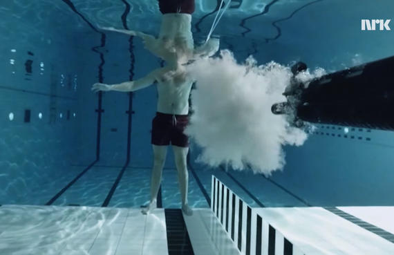 Daredevil physicist braves underwater bullet for science