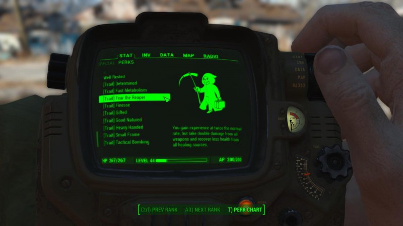 Fallout 4 Mod Adds New Vegas Traits