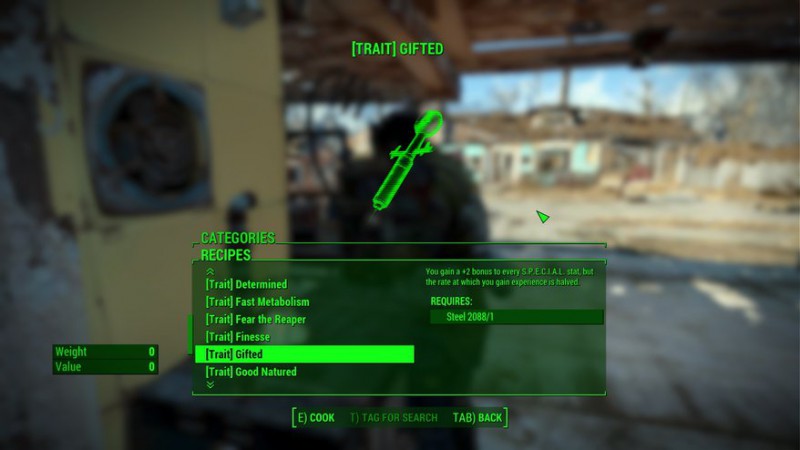 Fallout 4 mod adds Traits and new Perks