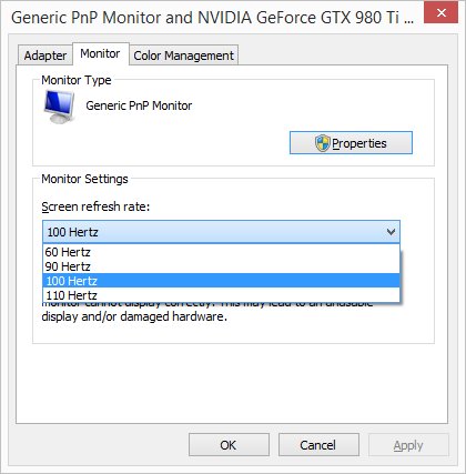 How to overclock your monitor to a higher refresh rate
