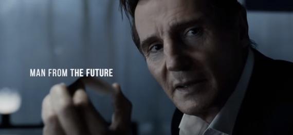 LG teases Liam Neeson as 'Man From the Future' for Super Bowl