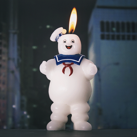 Light the way with 'Ghostbusters' Stay Puft candle