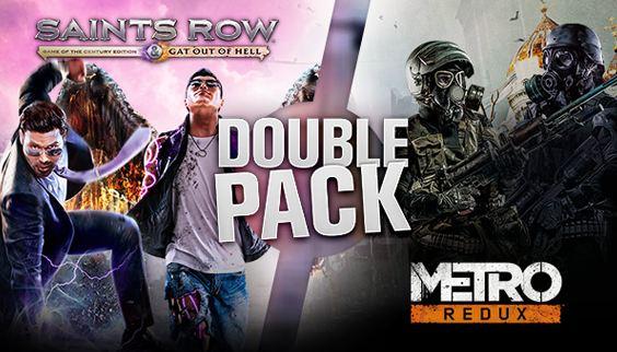 Saints Row Metro Double Pack Comes With Four Games for $55