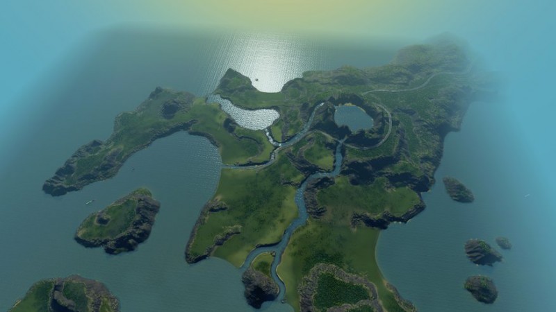 cities skylines map view
