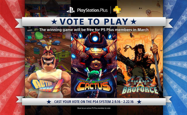 You Can Vote for One of March's Free PlayStation Plus Games