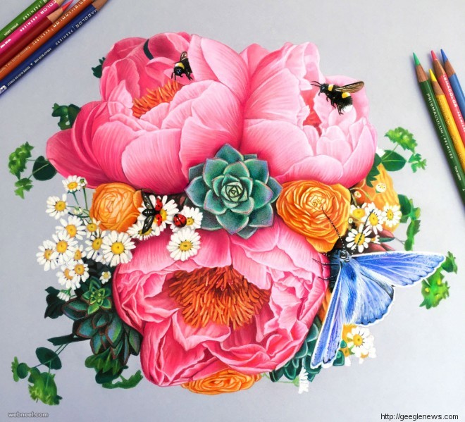 Flower Drawing 9 by Sultzaberger on DeviantArt