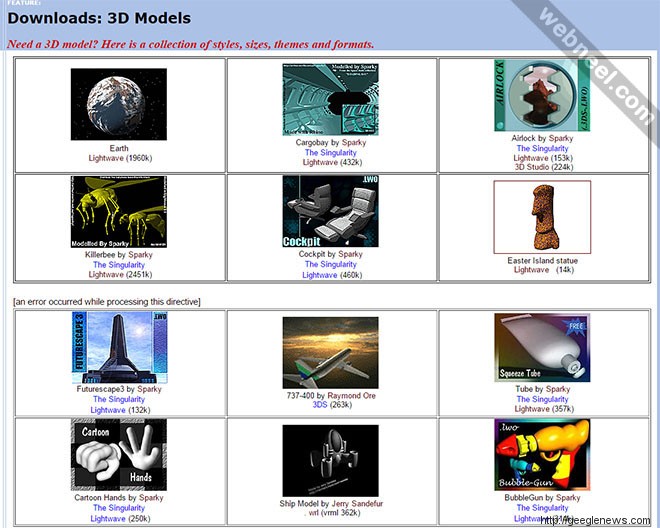 30 Best Free  3D  Model  Websites  around the web  Free  3D  