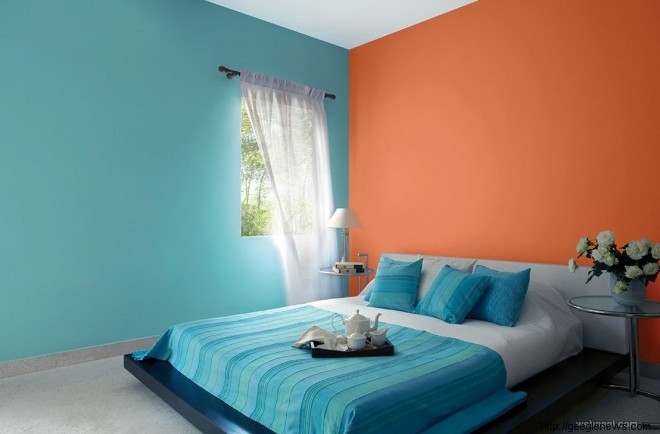 bedroom mural wall wallpaper paint bedroom green ideas colour ideas bedroom wall Orange Light blue