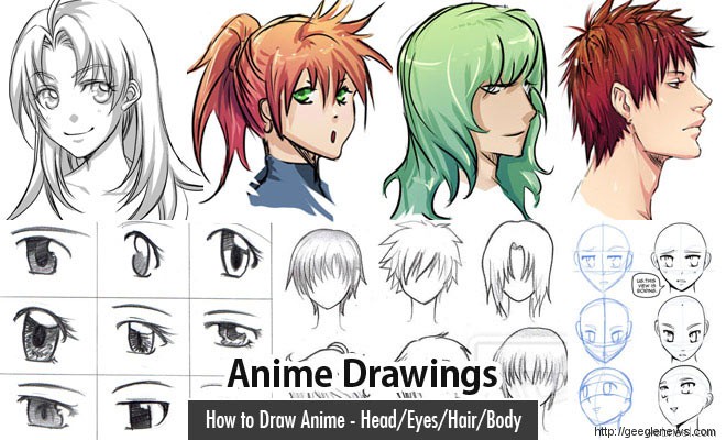 How To Draw Anime Tutorial With Beautiful Anime Character Drawings Geegle News
